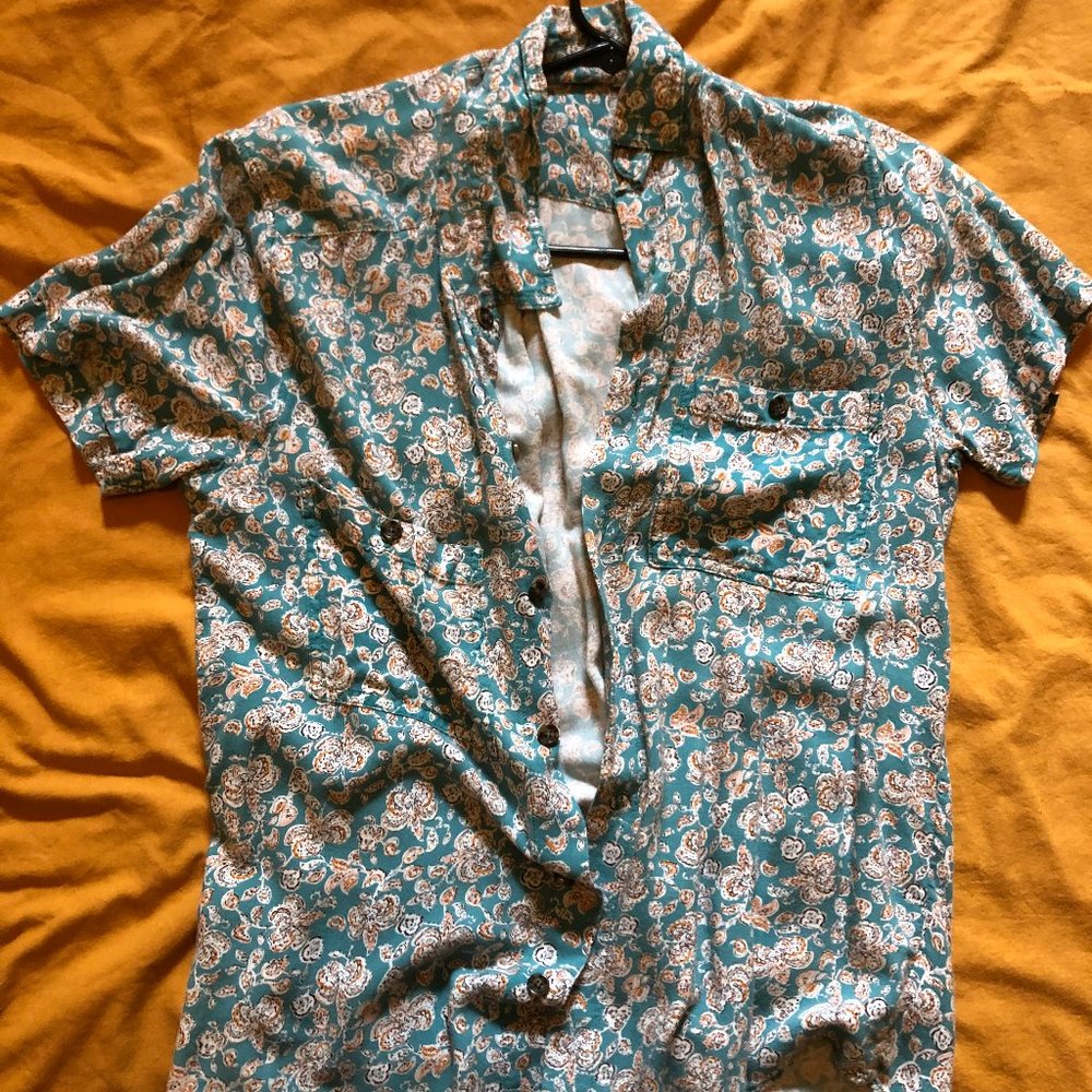 American Apparel Short Sleeve Button Down